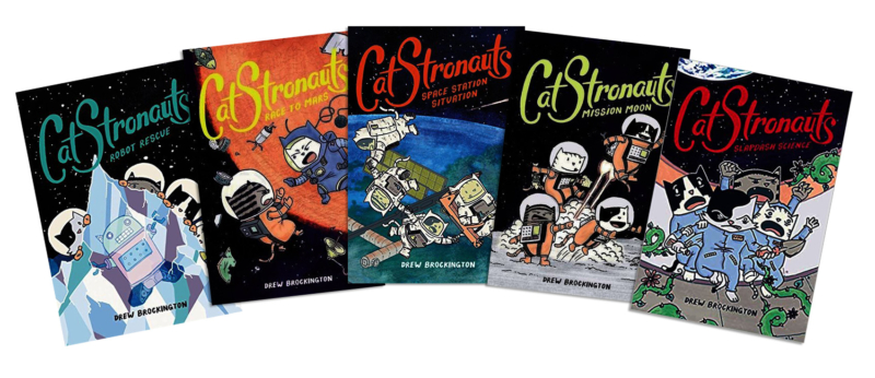 CatStronauts series cover images