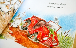 Jeep Goes Deep In Gooey Mud - Read Aloud Books